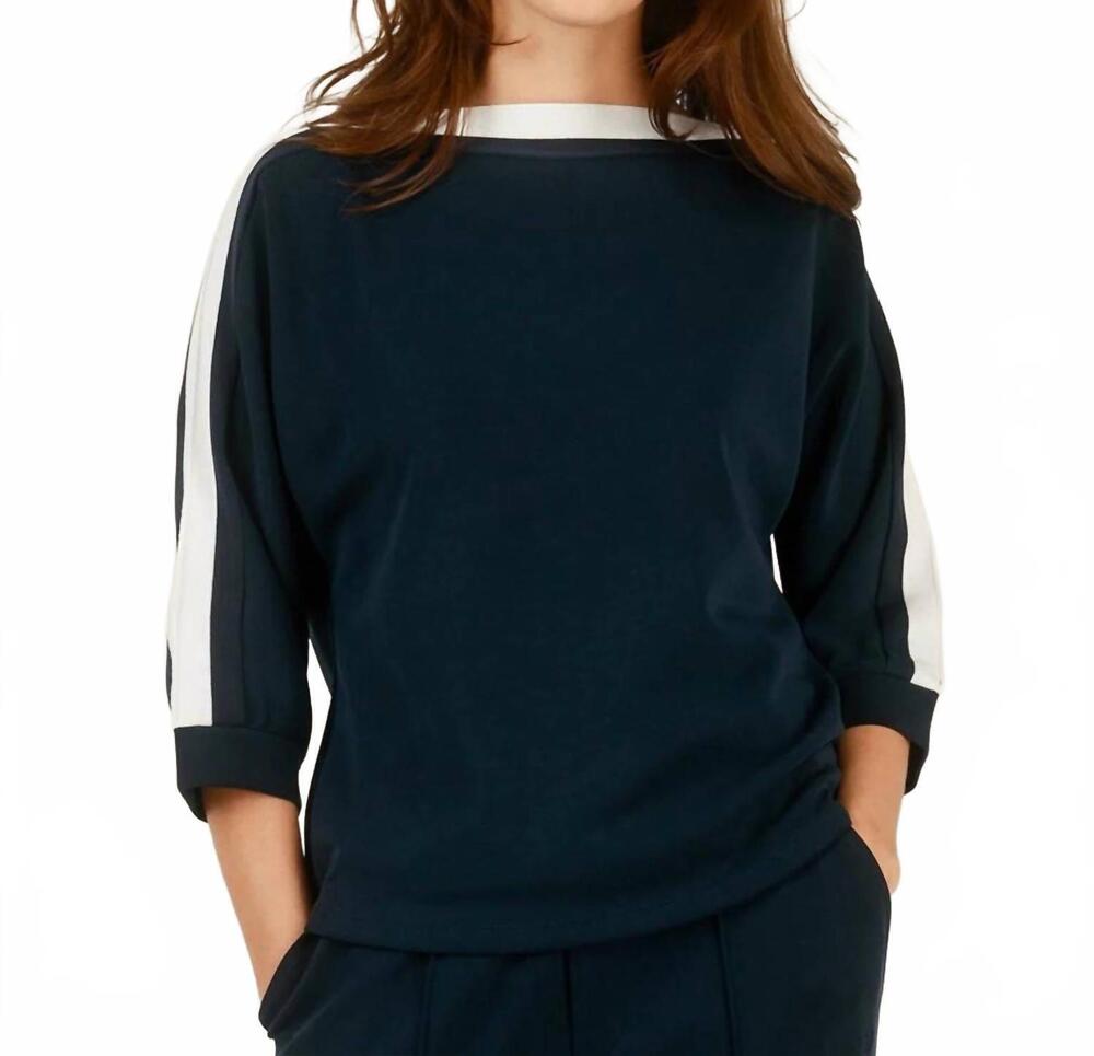 NEW YEST inaya sweater in navy /off white
